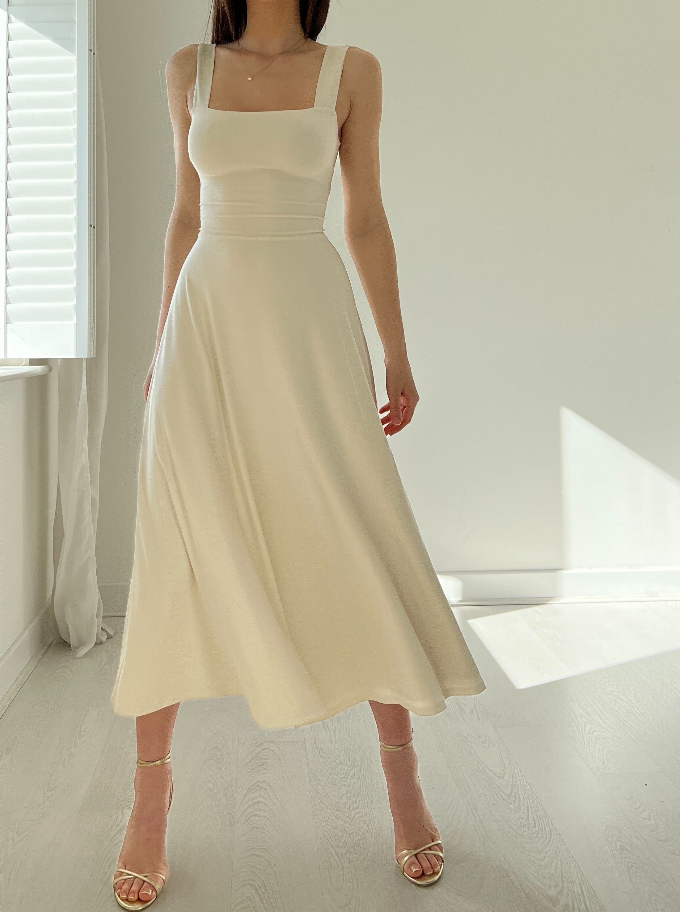 midi length dress